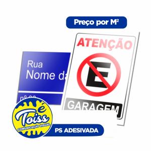 PLACA PS ADESIVADA